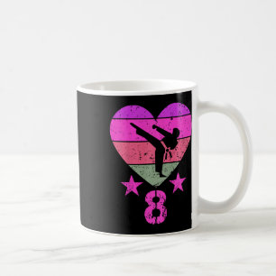 Karate Birthday 8 Year Old Boy Girl 8th Birthday K Coffee Mug