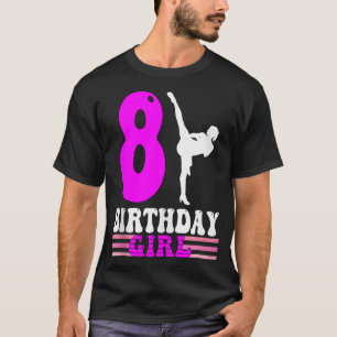 Karate Birthday Kids 8th Birthday Taekwondo  T-Shirt