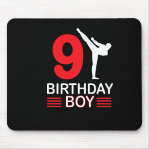 Karate Birthday Tee Boy Gift Kids Taekwondo 1 Mouse Pad