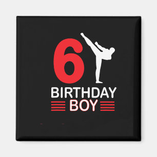 Karate Birthday Tee Boy Gift Kids Taekwondo 4 Magnet