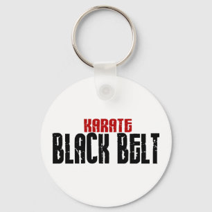 Karate Black Belt Karate Key Ring