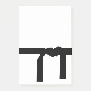 Karate Black Belt Post-it Notes