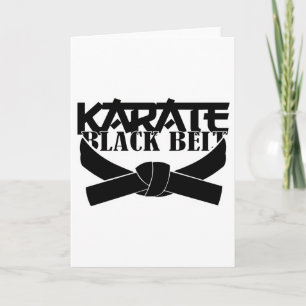 Karate Black Belt T Shirt_1 Card