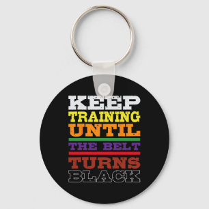 Karate Black Belt Training Japanese Martial Arts S Key Ring