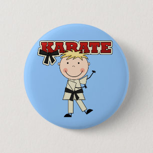 KARATE - Blonde Boy Tshirts and Gifts 6 Cm Round Badge