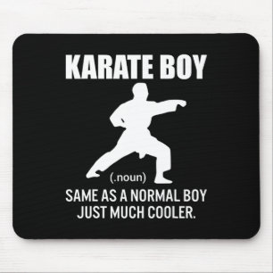 Karate Boy Funny Definition Martial Arts Gift Mouse Pad