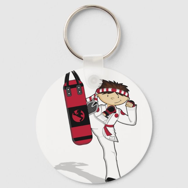 Karate Boy Keychain (Front)