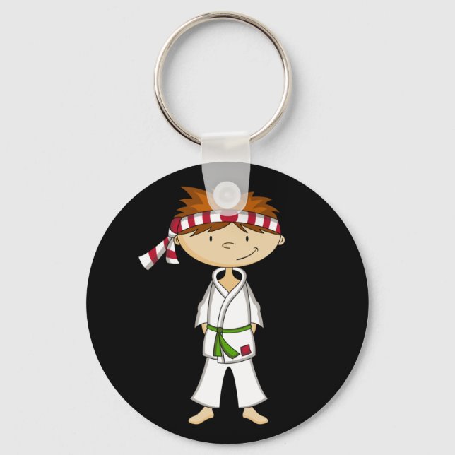 Karate Boy Keychain (Front)
