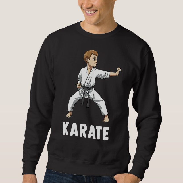 Karate Boy  Kid Karate Mma Sweatshirt (Front)