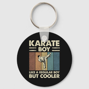 Karate Boy Like A Regular Boy But Cooler Funny Kid Key Ring