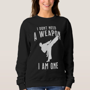 Karate Boys Men Karateka Shotokan Coach Sweatshirt