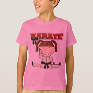 KARATE - Brunette Girl T-shirts and Gifts