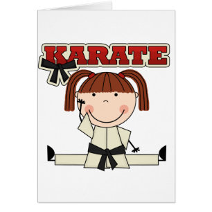 KARATE - Brunette Girl T-shirts and Gifts