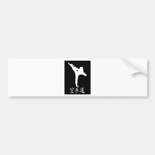 Karate Bumper Sticker (Front)