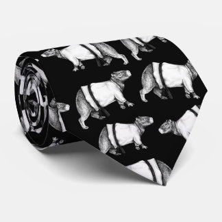 Karate Capybara  Tie