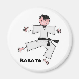 Karate Cartoon Magnet