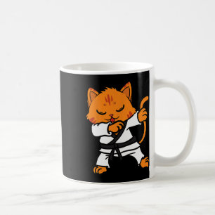 Karate Cat Dab Dance Martial Arts Dabbing Comt Spo Coffee Mug