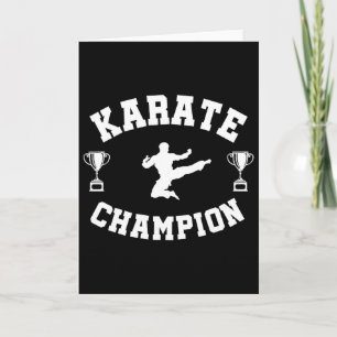 Karate Champion Card