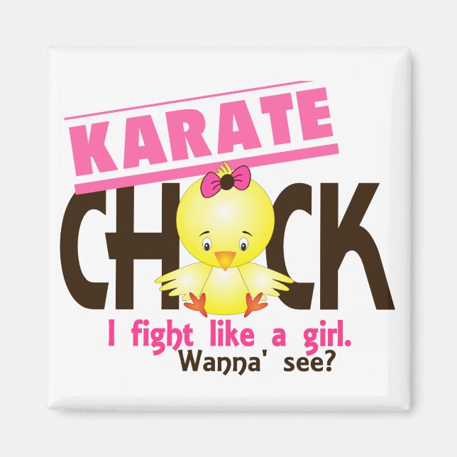 Karate Chick 1 Magnet (Front)
