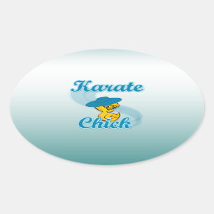 Karate Chick #3 Oval Sticker