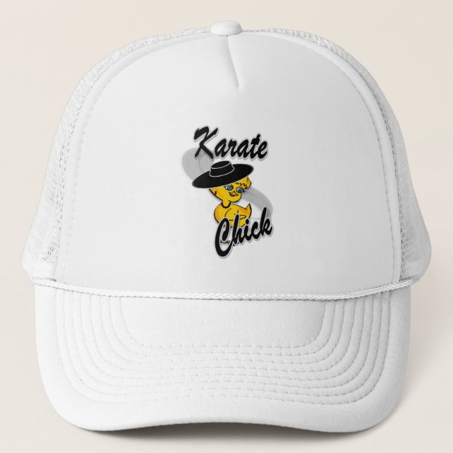 Karate Chick #4 Trucker Hat (Front)