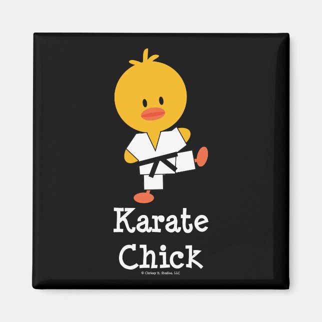Karate Chick Magnet (Front)