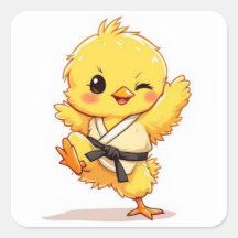 Karate Chick Sticker