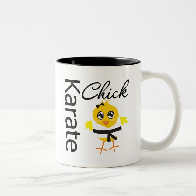 Karate Chick Two-Tone Coffee Mug (Right)