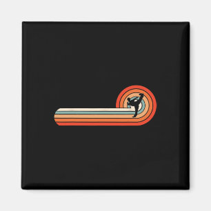 Karate Club Martial Arts Vintage Black Belt Crew Y Magnet