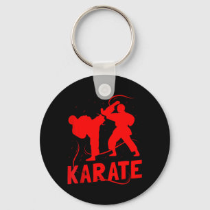 Karate Coach Martial Arts Fighter Belt Key Ring