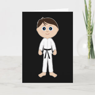 Karate Congratulations Black Belt Card