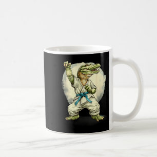 Karate Crocodile Animal MMA Taekwondo Martial Arts Coffee Mug