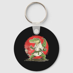 Karate Crocodile Animal MMA Taekwondo Martial Arts Key Ring