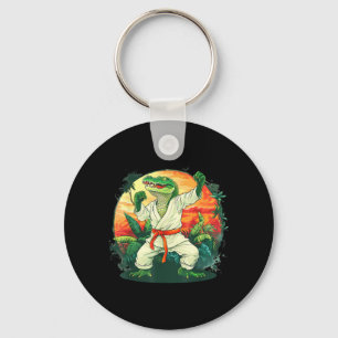 Karate Crocodile Animal MMA Taekwondo Martial Arts Key Ring