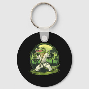 Karate Crocodile Animal MMA Taekwondo Martial Arts Key Ring