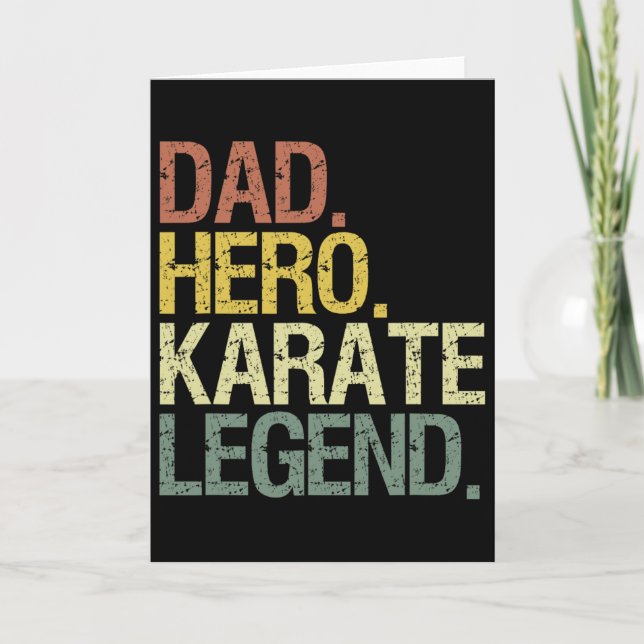 Karate Dad  Card (Front)