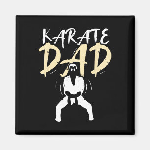 Karate Dad Father Martial Arts Belt Fighter Coach Magnet