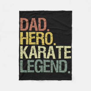 Karate Dad  Fleece Blanket