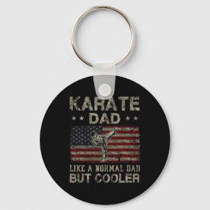 Karate Dad Like A Normal Dad But Cooler Father's D Key Ring