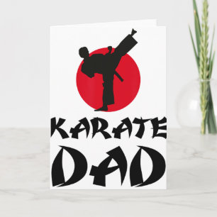 Karate Dad Martial Arts Card