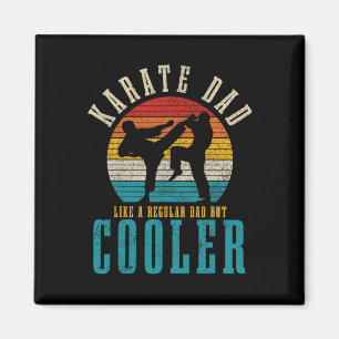 Karate Dad Martial Arts Funny Vintage Martial Arts Magnet