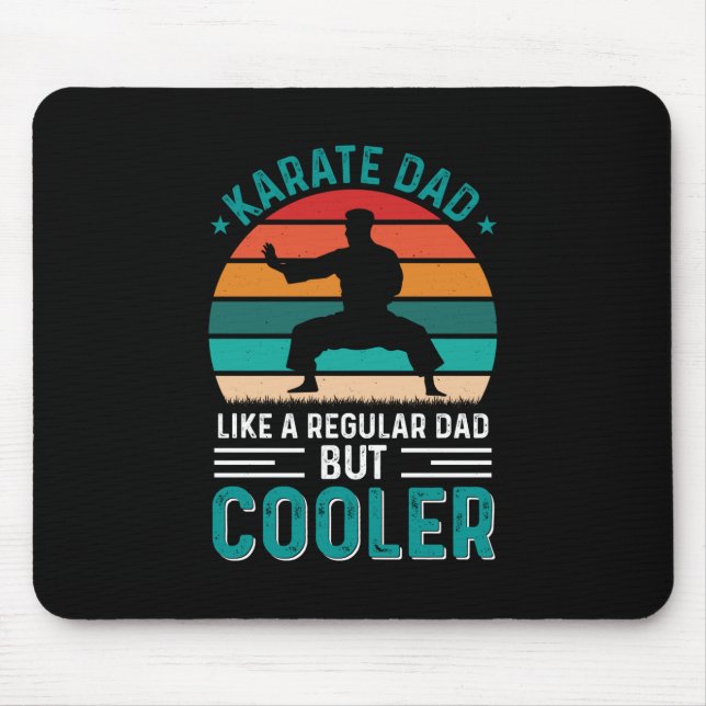 Karate Dad Mouse Pad (Front)