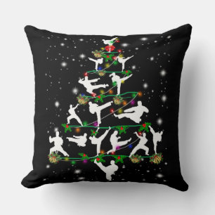 Karate Decor Christmas Tree Ornaments Custom Cushion