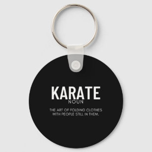 Karate Definition Funny Karateka Key Ring