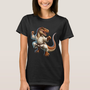 Karate Dino Impressive Skills Display T-Shirt