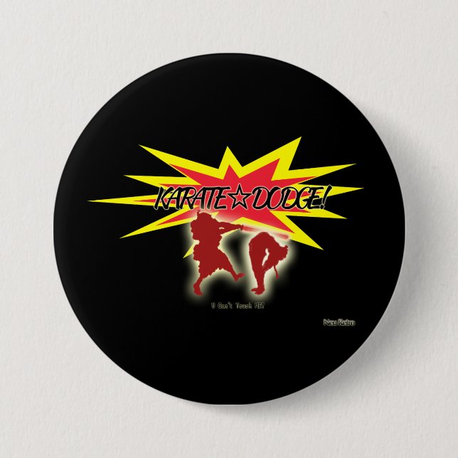KARATE☆DODGE! 7.5 CM ROUND BADGE (Front)