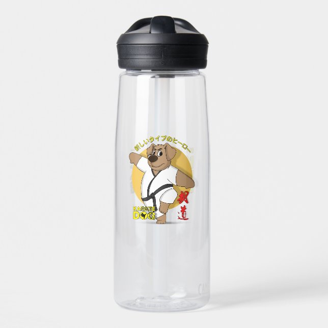 Karate Dog | 25oz Water Bottle (Front)