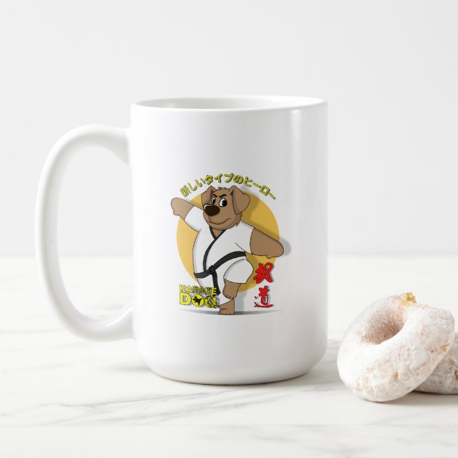Karate Dog | Classic Mug #15 (With Donut)