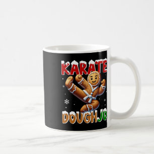 Karate Doughjo Funny Martial Arts Kick Gingerbread Coffee Mug