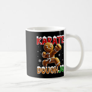 Karate Doughjo Funny Martial Arts Punch Gingerbrea Coffee Mug